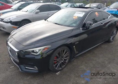 2017 Infiniti Q60 3.0T Red Sport 400 z USA, uszkodzony, nr VIN JN1FV7EK5HM610367